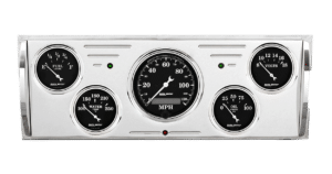 1940-1946 Chevy Truck Billet Aluminum Gauge Panel w/ Auto Meter Street Rod series gauges