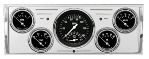 1940-1946 Chevy Truck Billet Aluminum 5 Gauge Panel w/ Classic Instruments Gauges (Ultimate Speedometer)
