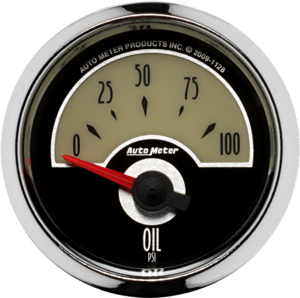 1128 AutoMeter Cruiser 2-1/16" 0-100 PSI Oil Pressure Gauge