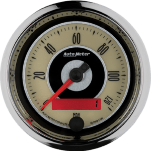 1186 AutoMeter Cruiser 3 3/8" Electric 0-120 MPH Speedometer