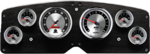 1954-1955 GMC Truck Aluminum Gauge Panel w/ AutoMeter American Muscle Gauges