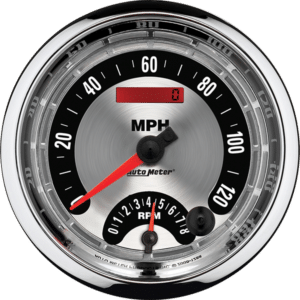 1295 AutoMeter American Muscle 5" Speedometer/Tachometer Combo Gauge (120 MPH / 8,000 RPM)