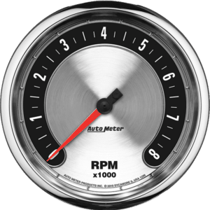 1299 AutoMeter American Muscle 5" In-Dash 8,000 RPM Tachometer