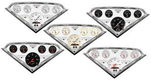 1955-1959 Chevy Truck Aluminum Gauge Panel w/ Auto Meter Street Rod Series Gauges (GPS)