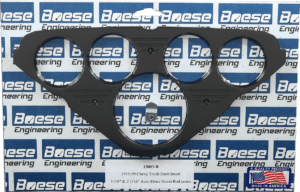 1955-1959 Chevy Truck 5 gauge Billet Aluminum Gauge Panels