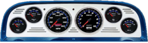 1960-1963 Chevy Truck Billet Aluminum Gauge Panel w/ Auto Meter Cobalt Gauges