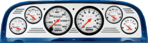 1960-1963 Chevy Truck Aluminum Gauge Panel w/ AutoMeter Phantom Gauges