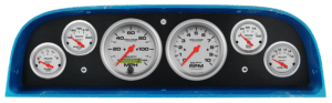 1960-1963 Chevy Truck Aluminum Gauge Panel w/ AutoMeter Ultra-Lite gauges