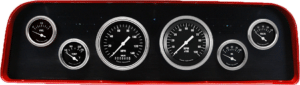1960-1961 GMC Truck Billet Aluminum 6 Gauge Panel w/ Classic Instruments Gauges