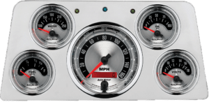 1960-1961 GMC Truck Aluminum 5 Gauge Panel w/ Auto Meter American Muscle Gauges