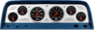 1964-1966 Chevy Truck Billet Aluminum Gauge Panel w/ Sport-Comp gauges