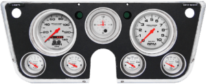 1967-1972 Chevy Truck Aluminum Adapter Kit w/ Auto Meter Ultra-Lite Gauges