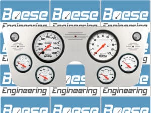 1967-1972 Chevy Truck Aluminum Gauge Panel w/ Auto Meter Phantom Gauges