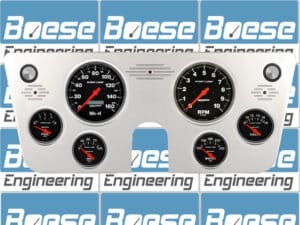 1967-1972 Chevy Truck Aluminum Gauge Panel w/ Auto Meter Sport-Comp Gauges