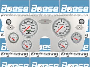 1967-1972 Chevy Truck Aluminum Gauge Panel w/ Auto Meter Ultra-Lite Gauges