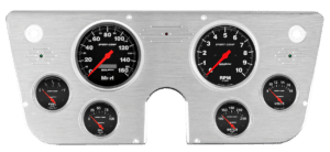 1967-1972 Chevy Truck Aluminum Gauge Panel w/ Auto Meter Sport-Comp Gauges