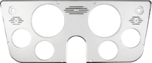 1967-1972 Chevy Truck 6 Gauge Billet Aluminum Gauge Panels 16053