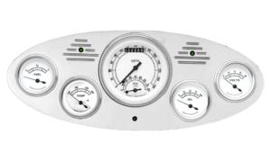 1934 Ford Truck Billet Aluminum 5 Gauge Panel w/ Classic Instruments Gauges (Ultimate Speedometer)