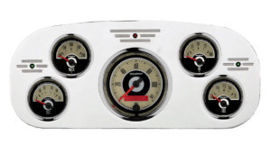1935-1937 Ford Truck Aluminum Gauge Panel w/ Auto Meter Cruiser Gauges