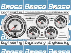 1948-1950 Ford Truck Aluminum Dash Insert w/ Auto Meter American Muscle Gauges