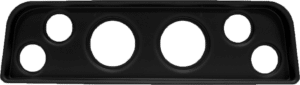 1960-1966 GMC Truck AutoMeter Direct Fit ABS Plastic Gauge Panel