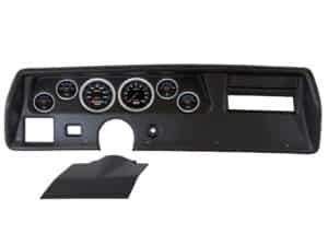 Auto Meter Direct Fit 1970-1972 Chevrolet Chevelle, El Camino, Malibu, Monte Carlo SS Instrument Panel With Cobalt Gauges