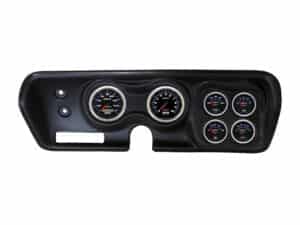 Auto Meter Direct Fit 1971-1974 Dodge/ Plymouth "B" body Charger, GTX, Road Runner, Satellite Instrument Panel With Cobalt Gauges