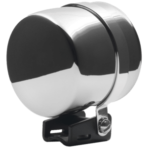 2153 Chrome Mounting Cup w/ Pedestal for 3 1/8" In-Dash AutoMeter Tachometers or Speedometers