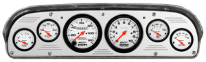1957-1960 Ford Truck Billet Aluminum Gauge Panel w/ Auto Meter Phantom Gauges