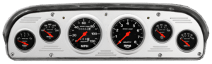 1957-1960 Ford Truck Billet Aluminum Gauge Panel w/ Sport-Comp gauges