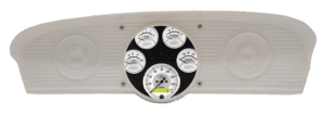 1961-1966 Ford Cab Truck Aluminum Gauge Panel w/ AutoMeter Ford Masterpiece Silver Gauges
