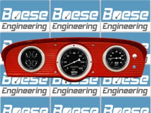 1961 1961 1962 1963 1964 1965 1966 Ford F100 Truck Adapter Rings w/ Auto Meter Old Tyme Black Gauges