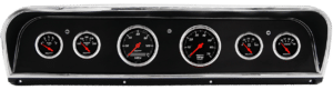 1967-1972 Ford Truck Aluminum Gauge Panel w/ AutoMeter Street Rod Series Gauges
