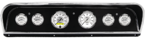 1967-1972 Ford Truck Aluminum 6 Gauge Panel w/ AutoMeter Ford Masterpiece Silver Gauges