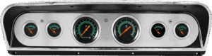 1967-1972 Ford Truck Aluminum Gauge Panel w/ Classic Instruments G/Stock Gauges