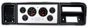 1973-1979 Ford Truck Billet Aluminum Gauge Panel w/ Auto Meter Street Rod series gauges