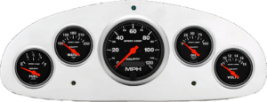 1934 Chevy Master Billet Aluminum Gauge Panel w/ Sport-Comp gauges
