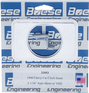 1940 Chevy Car Clock Inserts
