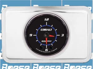 1940 Chevy Car Clock Insert w/ Auto Meter Cobalt Clock