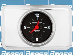 1940 Chevy Car Clock Insert w/ Auto Meter Sport-Comp Clock