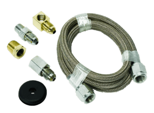 3227  Auto Meter 3' Stainless Steel Braided Line (for use w/ mechanical pressure gauges)