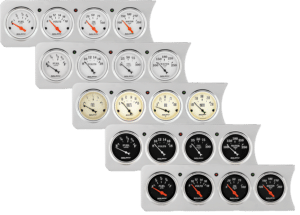 1941-1948 Chevy Car 4 Gauge Panel w/ AutoMeter Street Rod Series Gauges