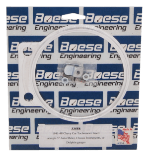 1941-1948 Chevy Car Aluminum Tachometer Inserts