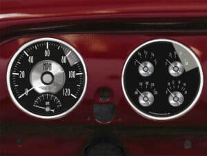 1951-1952 Chevy Car Gauge Panels