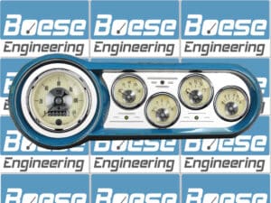 1953-1954 Chevy Car Billet Aluminum 5 Gauge Panel w/ Auto Meter Prestige Series