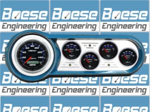 1953-1954 Chevy Car Billet Aluminum Gauge Panel w/ Auto Meter Cobalt Gauges