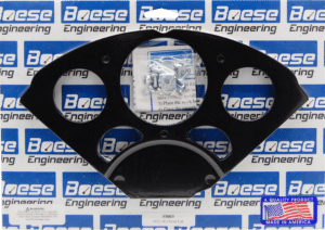 55-56 Chevy Car Black Anodized Billet Aluminum Dash Insert for Auto Meter gauges (3 1/8" & 2 1/16")