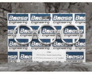61-62 Chevy Impala Gauge Billet Aluminum Adapter Rings (Classic Instruments or Dolphin Gauges)