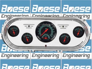 1962-1965 Chevy Nova Billet Aluminum 5 Gauge Panel w/ Classic Instruments Gauges (Ultimate Speedometer)