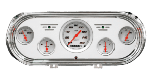 1962-1965 Chevy Nova Billet Aluminum 5 gauge Panel w/ Classic Instruments Gauges